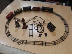 New York Central Lines Commodore Vanderbilt antique train set