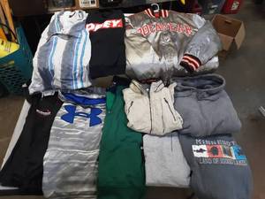 Mens jackets and hoodies L-XL
