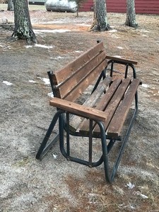 lot 19 image: Rocking Bench