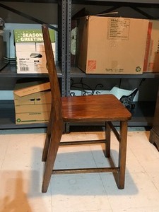 lot 69 image: Vintage Wooden Chair
