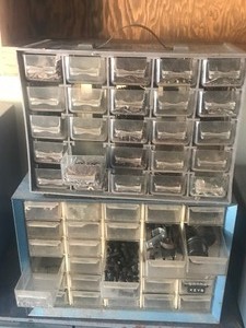 lot 307 image: 2 Small Organizers with Contents