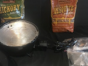lot 347 image: KC Electric Outdoor Smoker with Wood Chips