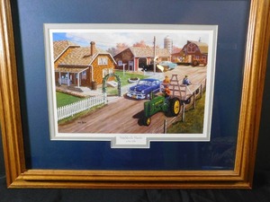 lot 429 image: Signed Ken Zylla Picture Labeled Neighborly Hands