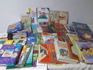 lot 197 image: 2 boxes childrens books and more