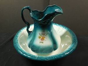 lot 263 image: Pitcher and  Bowl Set