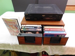 lot 269 image: VCR, movies etc