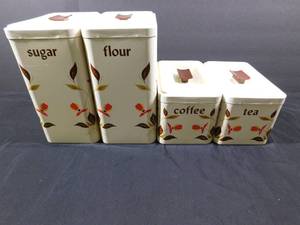 lot 277 image: Hall Jewel Tea Cannister set