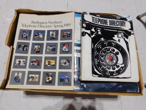 lot 230 image: Railroad magazines, vintage railroad phone books and calendars and more