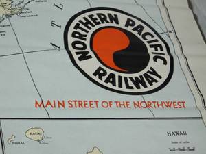 lot 248 image: US Map of NP Railway Lines
