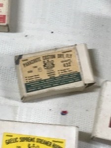 lot 595 image: Box of Fishing hooks and more