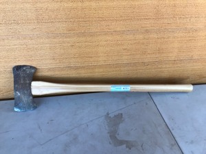 lot 619 image: Double sided axe
