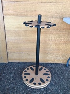 lot 631 image: Fishing rod rack