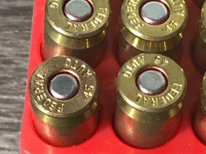 lot 694 image: 50 Rounds of Federal 45 Automatic Match 230 Grain Metal Case Bullet No. 45A