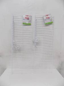 lot 3 image: 3 Linen Shelf Kits   2 Rubbermaid