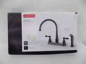 lot 49 image: Delta Windemere Faucet. Oil Rubbed Bronze Finish