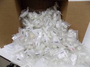 lot 72 image: 400   Lot of Nylon Fittings, Unions, Nipples, Plugs, Splicers, Bushings, Tee