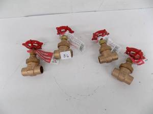 lot 86 image: 4 - Bronze Gate Valve Proline 34 s x 34s (Solder)