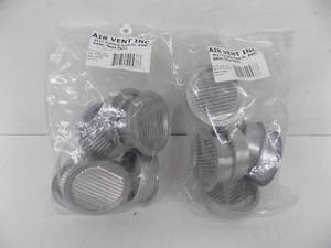 lot 99 image: 3 Mini Vents 12 pieces Mill Finish