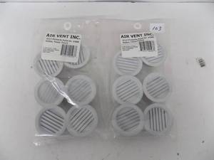 lot 103 image: 3 Mini Vents 12 pieces White  #50005
