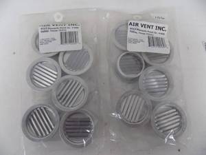 lot 106 image: 3 Mini Vents 12 pieces Mill Finish  #50001