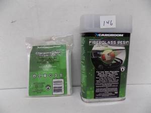 lot 146 image: Car groom Fiberglass Resin  Fiberglass Cloth
