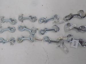lot 207 image: 12 - 38 Open Eye Bolt Snap 60 LBS