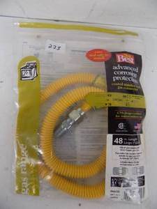 lot 223 image: 1 - 48 Gas Range Connector Kits  Do it Best  12 x 34