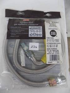 lot 226 image: 48 Stainless Steel Gas Connector
