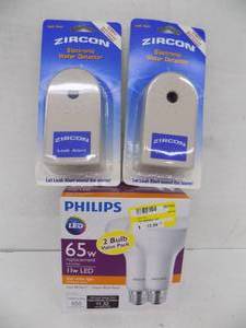 lot 241 image: Household  Electronic Water Detector, 65 watt Soft white