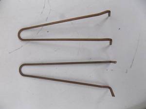 lot 243 image: 97 Copper Coated Straps 6 Long