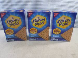 (B-2) 3 Boxes of Honey Maid Graham ...