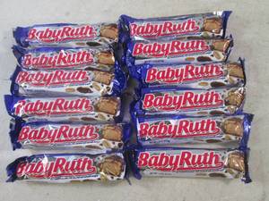 (B-2) 12 Baby Ruth Candy Bars Past ...