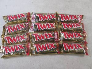 (B-3) 12 Twix Cookie Bars Past Date...