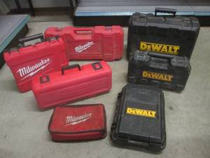 (EC1) Assorted Empty Tool Cases - D...