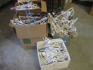 (FS) Large Lot of Plastic Hangers...