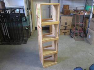 (EW1) Naked Grape Wood Display Shel...