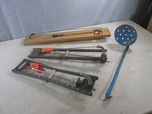 (CSB) 3 Ice Fishing Tip-Ups and Ice...
