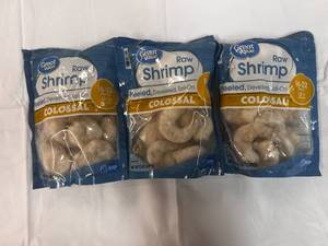 3x 12oz Bags Colossal Shrimp