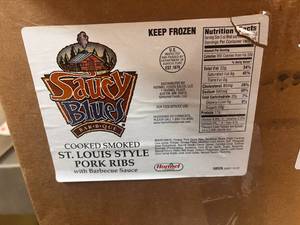2x2.20lbs St. Louis Style BBQ Pork Ribs