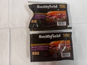2x 1 lb Smithfield Black Forest Thinly Slice Ham