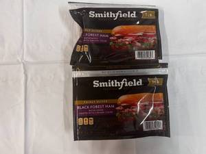 2x 1 lb Smithfield Black Forest Thinly Slice Ham