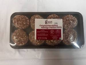 8x 12oz Packages Orignal Breakfast Sausage Patties