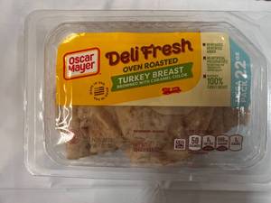 2x 1lb 6ozz Deli Fresh Oven Roasted Turkey Breast
