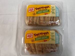 2x 1lb 6ozz Deli Fresh Oven Roasted Turkey Breast