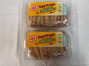 2x 1lb 6ozz Deli Fresh Oven Roasted Turkey Breast