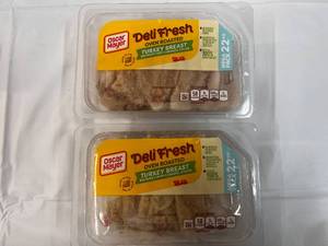 2x 1lb 6ozz Deli Fresh Oven Roasted Turkey Breast