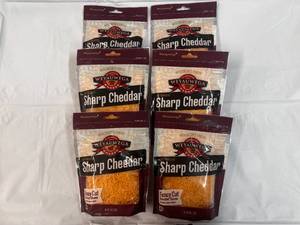 6x 8oz(2cups) Fancy Shred Sharp Cheddar Cheese
