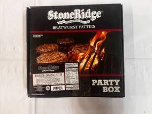 2 Party Pack 20ct Mushroom & Swiss  Bratwurst Patties
