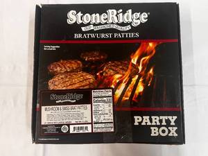 5 Party Pack 20ct Mushroom & Swiss  Bratwurst Patties