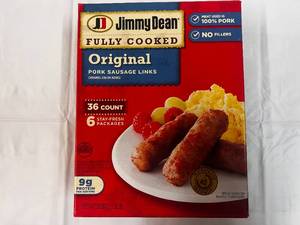 36 Count Package Jimmy Dean Sausage Links